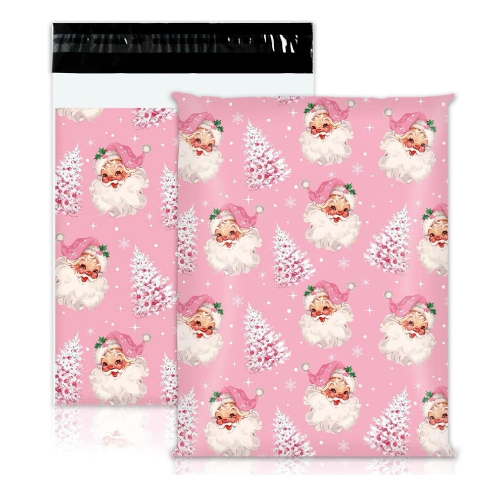 Vintage Santa Baby Poly Mailers 10x13